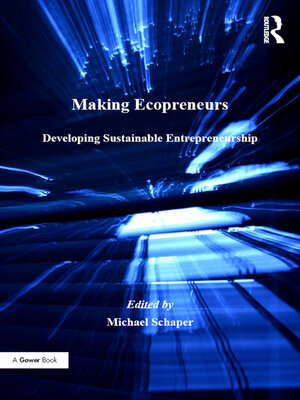 cover image of Making Ecopreneurs